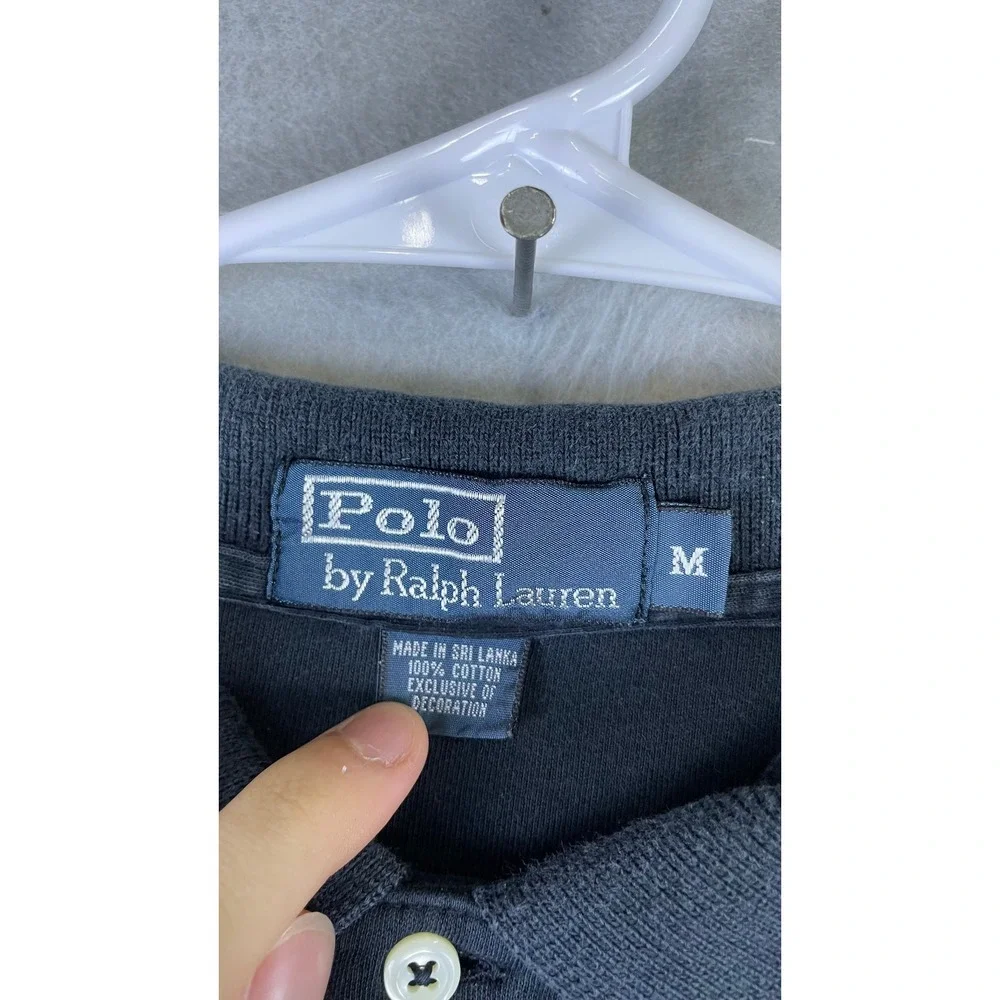 Polo Ralph Lauren Polo Shirt Mens M Blue Excellent Short Sleeve Pony Logo